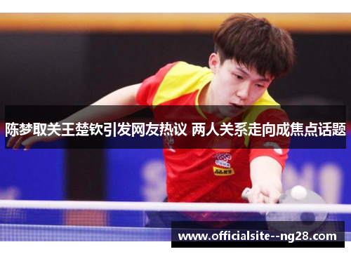 陈梦取关王楚钦引发网友热议 两人关系走向成焦点话题